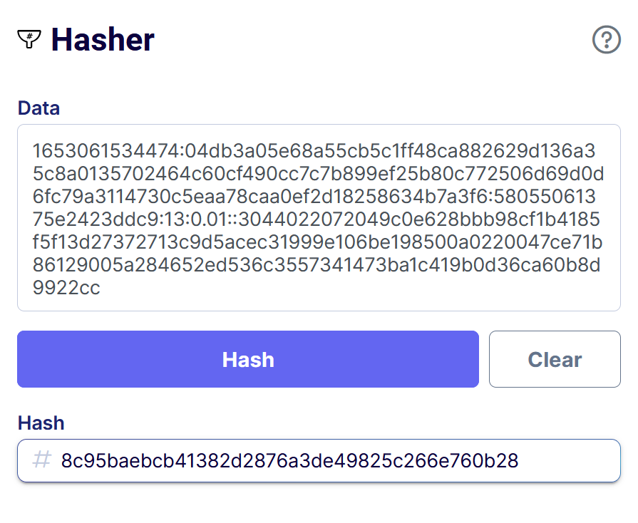 hasher
