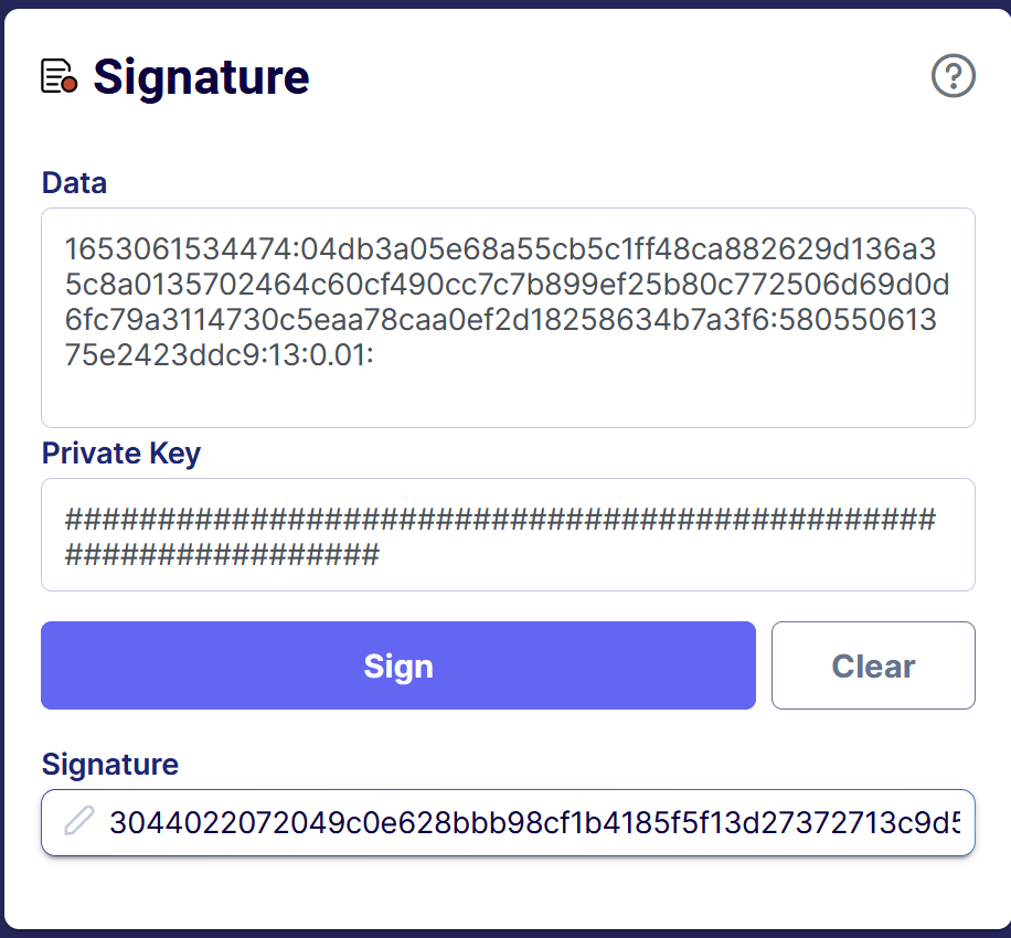 signature