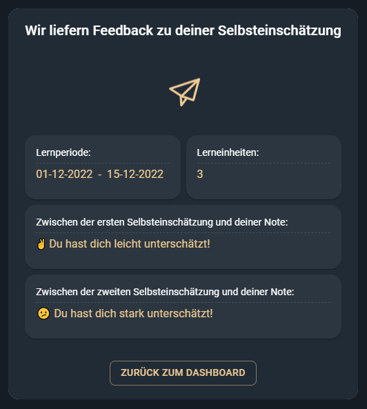 feedback on exam studia