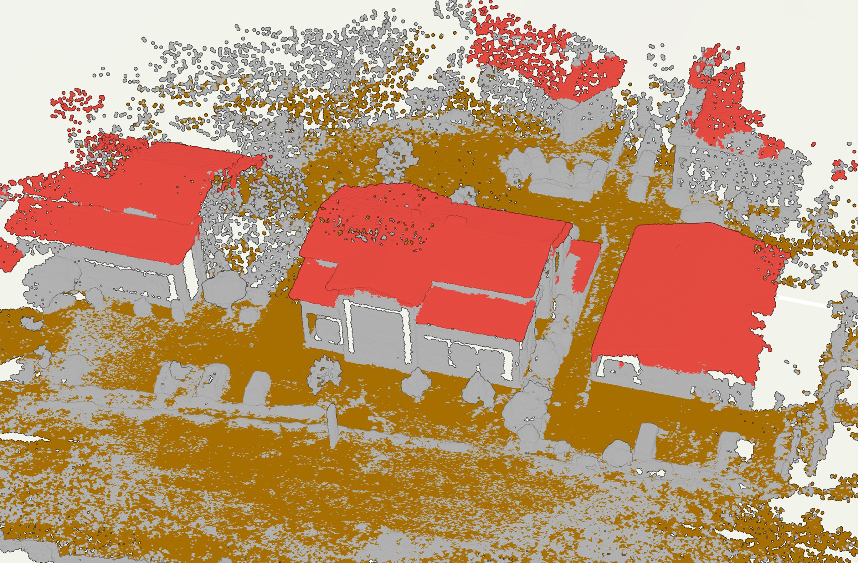 Roof Detection of Pointclouds