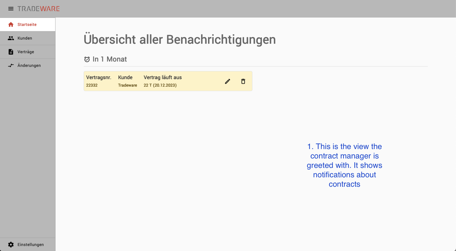 LicenseMaintenance Home page