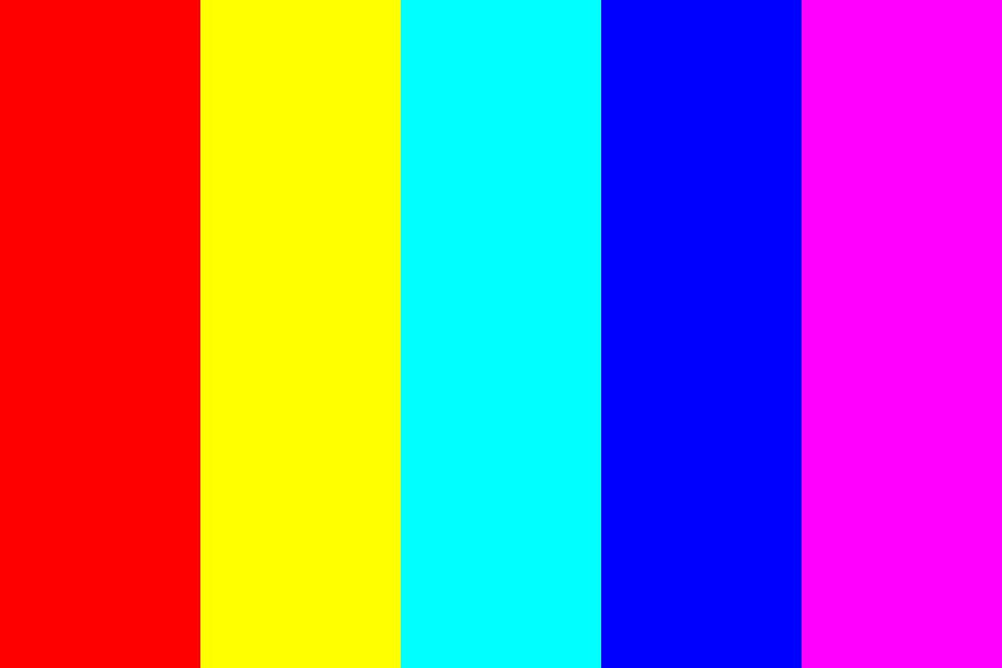 Retro color palette
