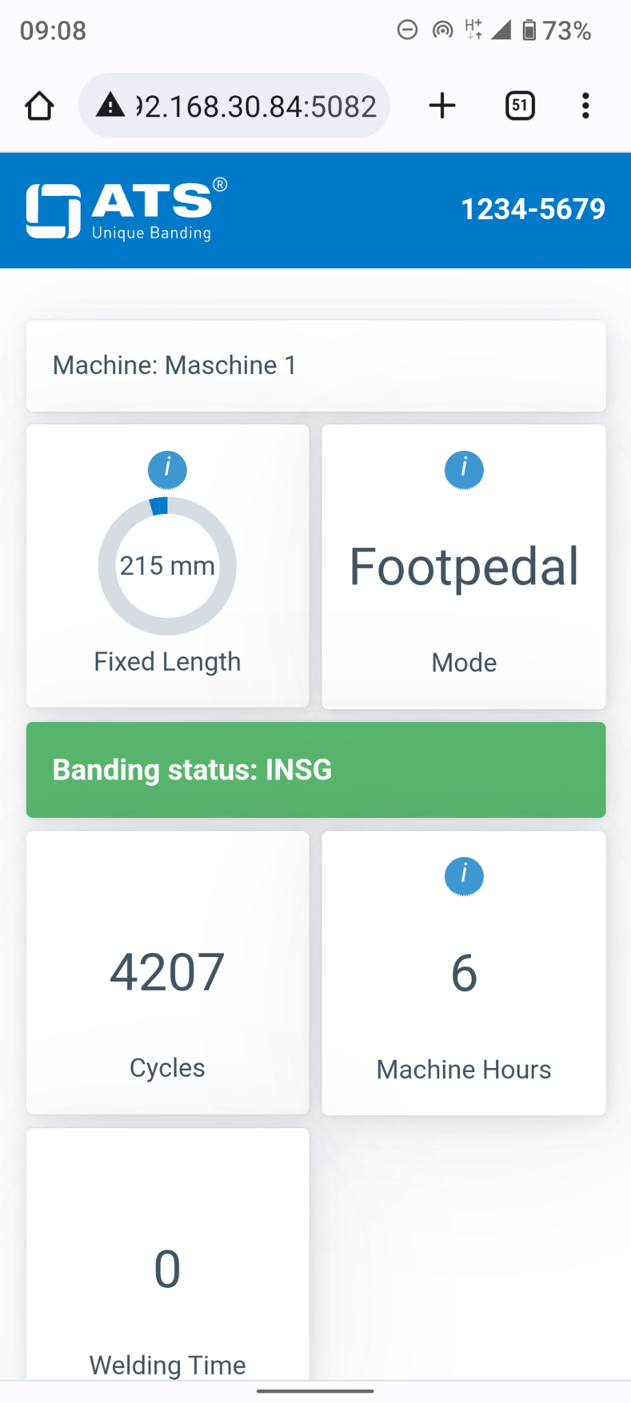 Web Dashboard (Mobile)
