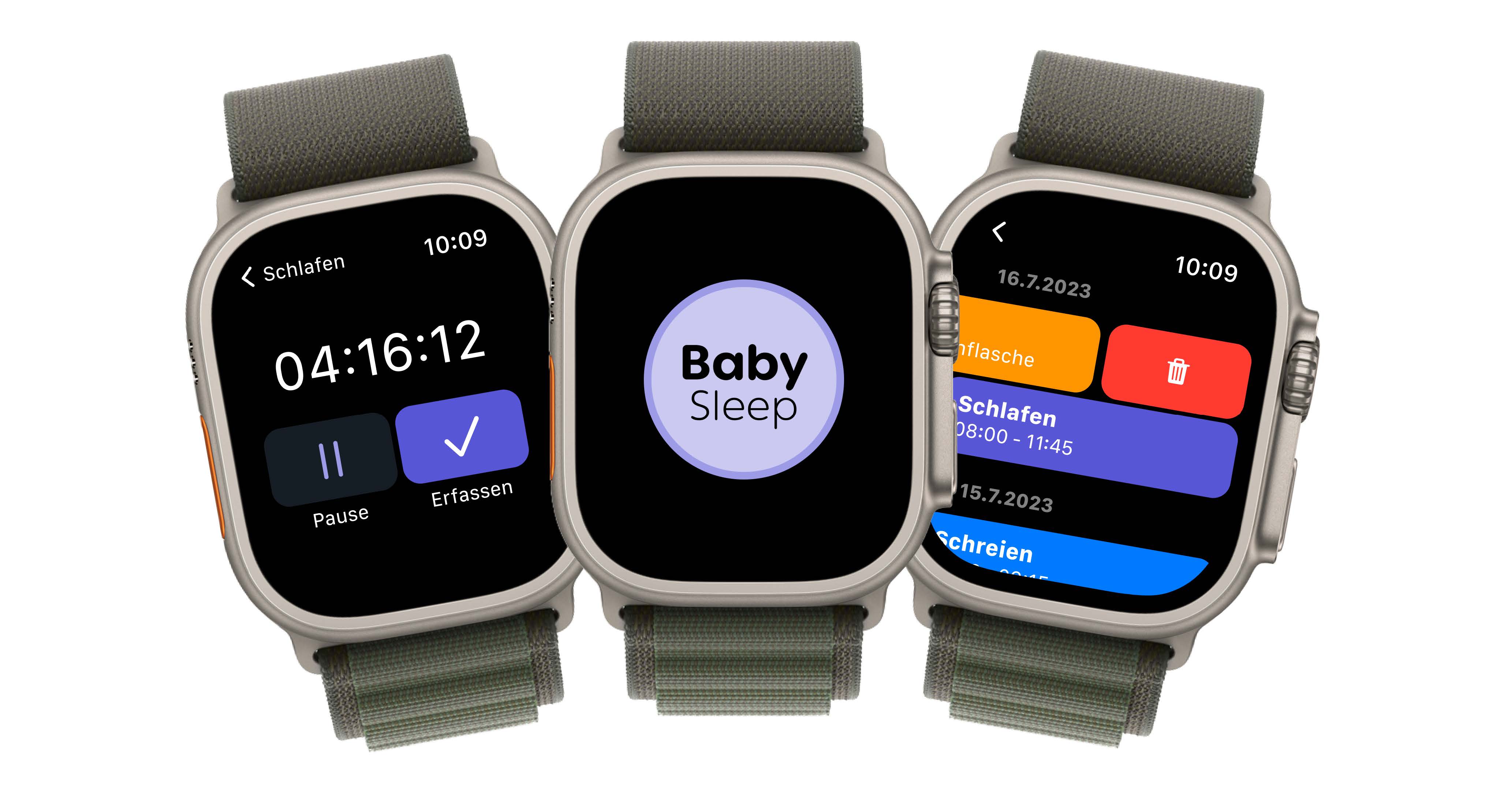 Übersicht zu den BSD Smartwatch App Funktionen