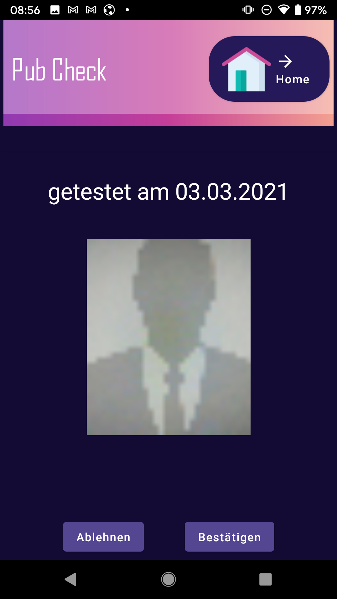 Bescheinigung
