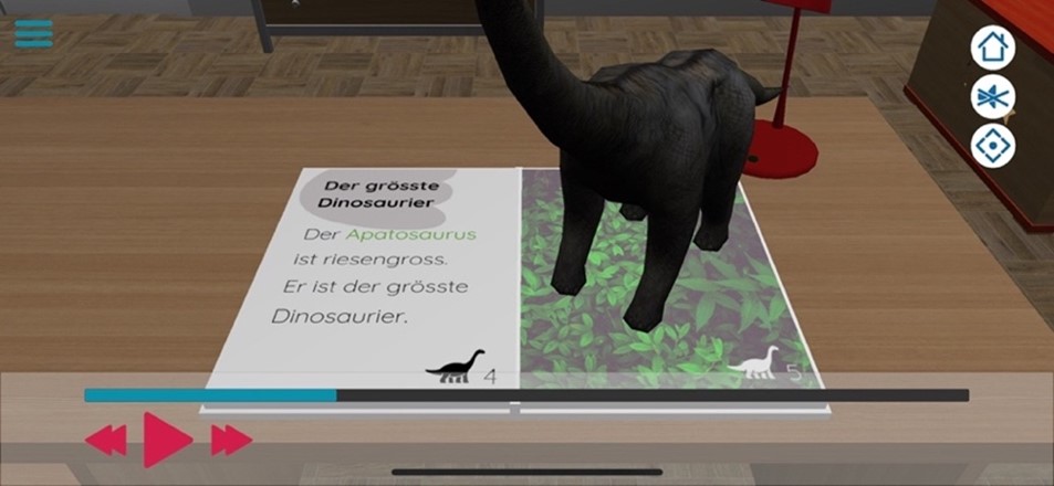 Abbildung 1 Buchplayer Readney App