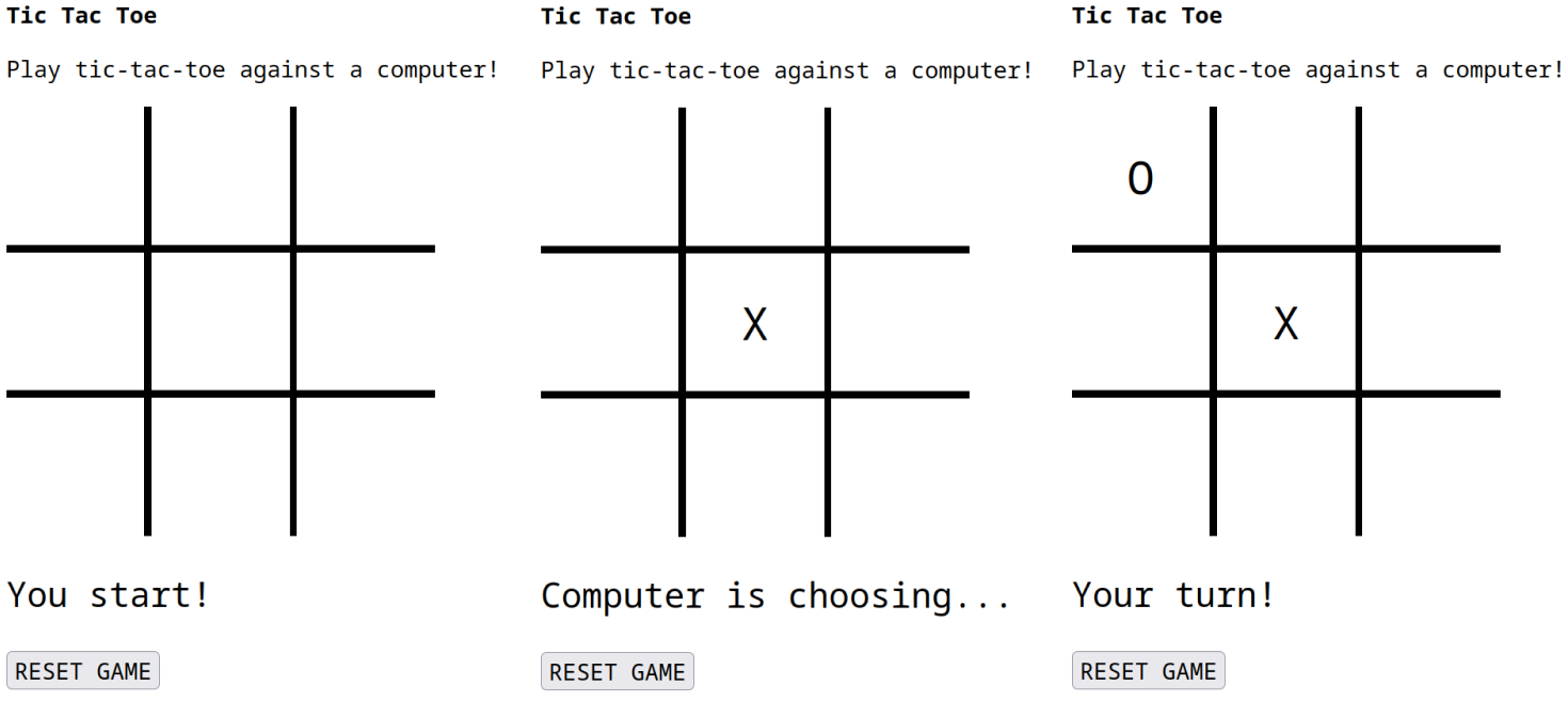 Tic tac toe Game