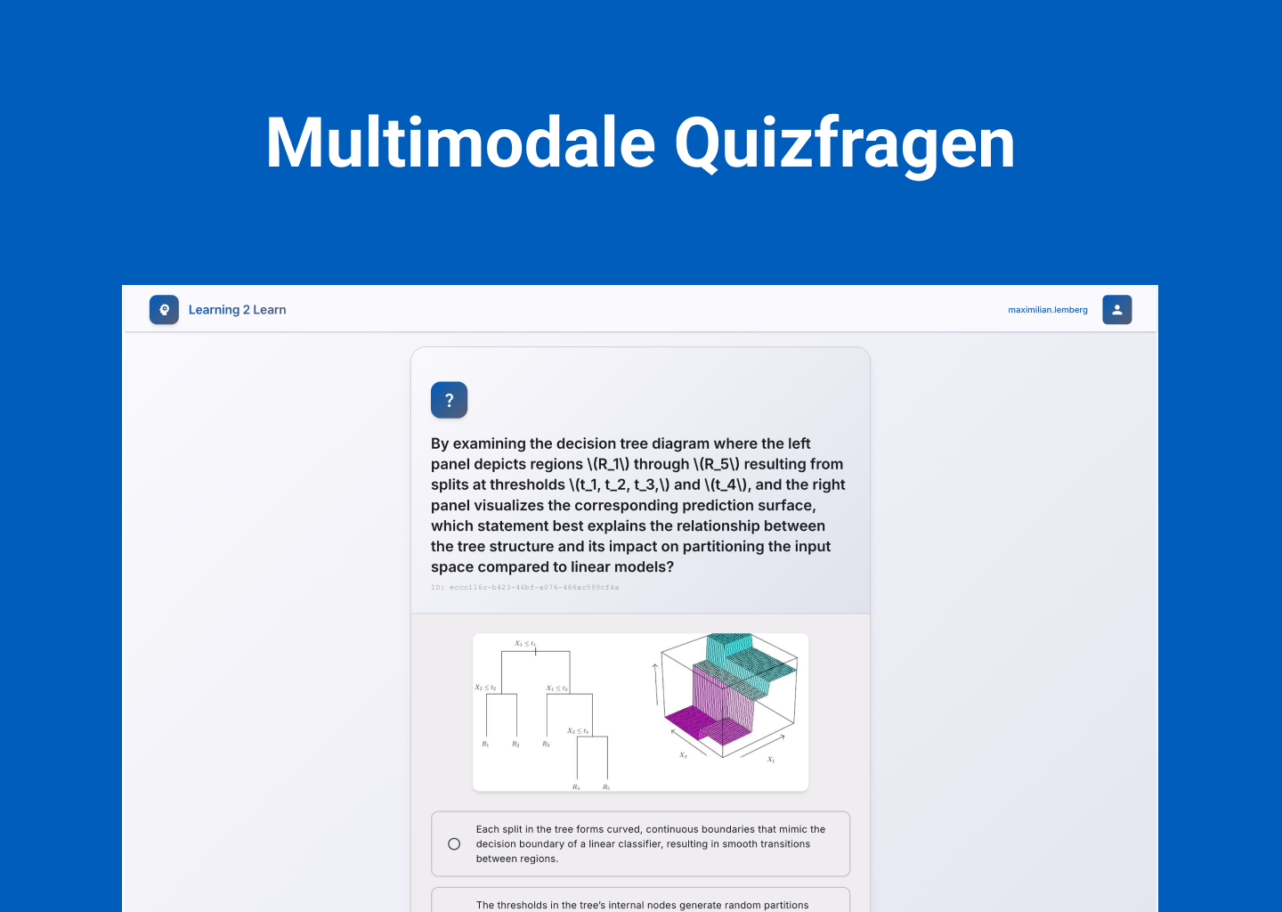 Multimodale Quizfragen