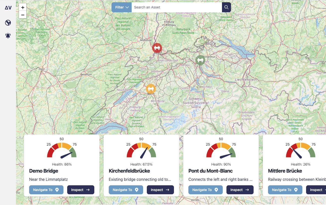 Vistruct Map Overview Feature