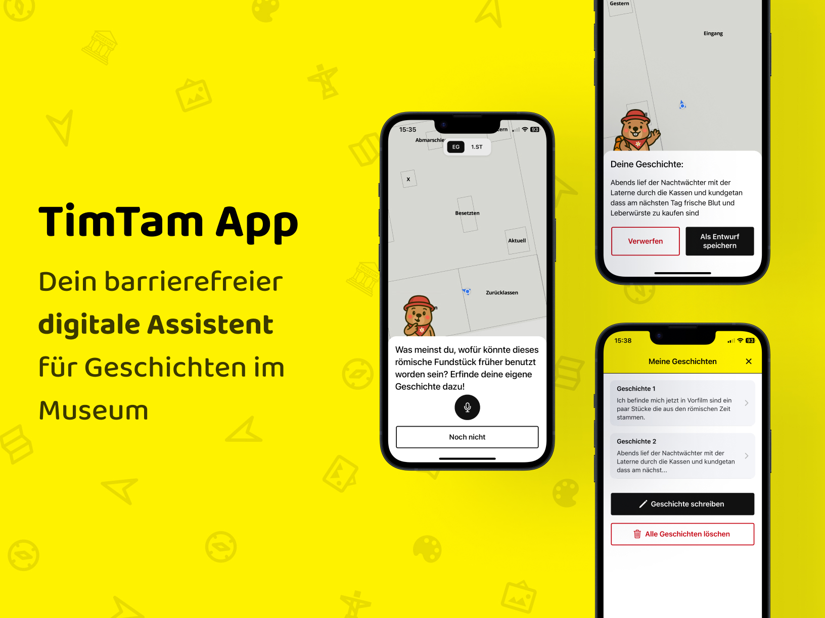 TimTam App: Digitaler Assistent und Indoor-Navigation für
Storytelling in Museen
