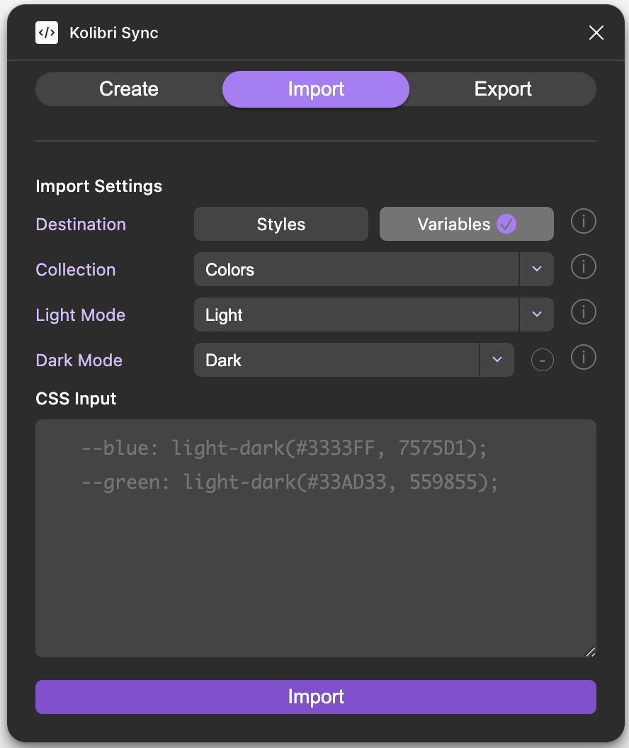 Figma Plugin Section Import