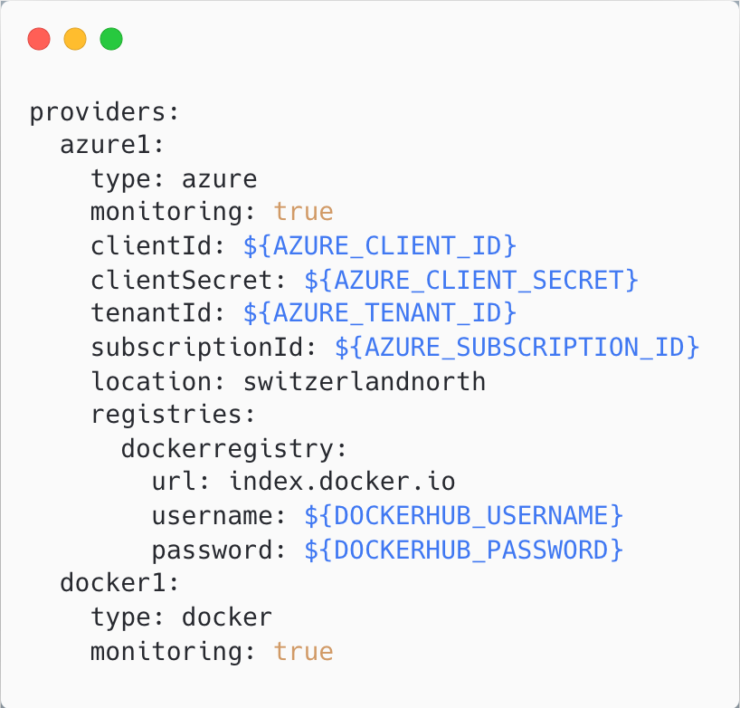 AltDeploy Provider Configuration Example