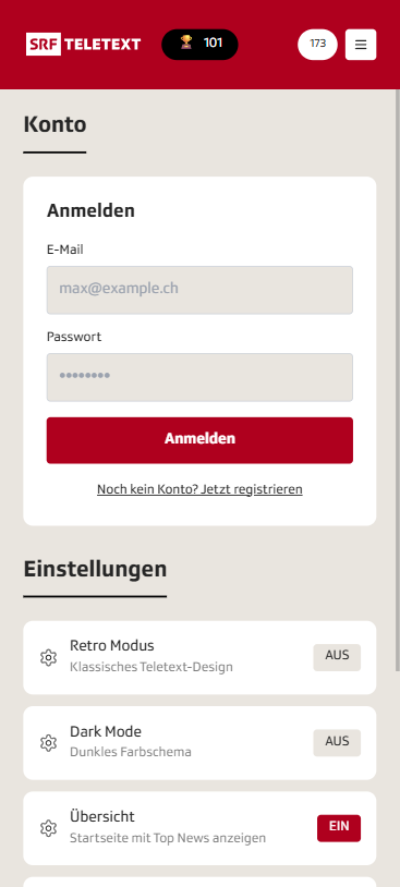 AccountAnmeldung