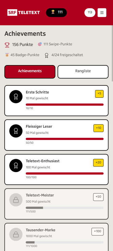 GamificationAchievements