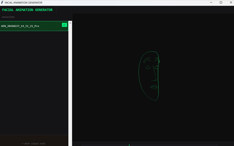 Standalone facial motion capture application