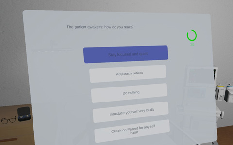 Nurse perspective in the simulation