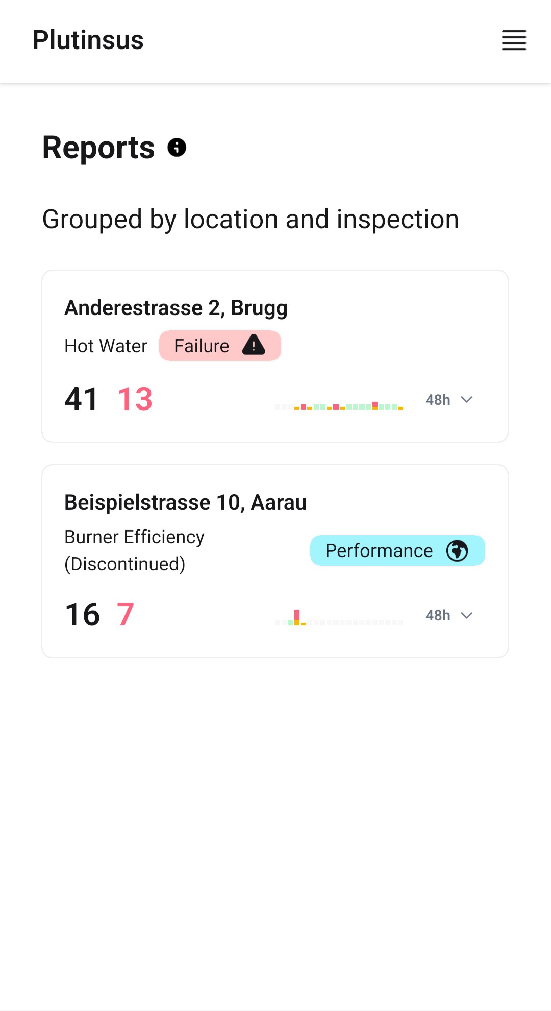 Homepage (on mobile)
