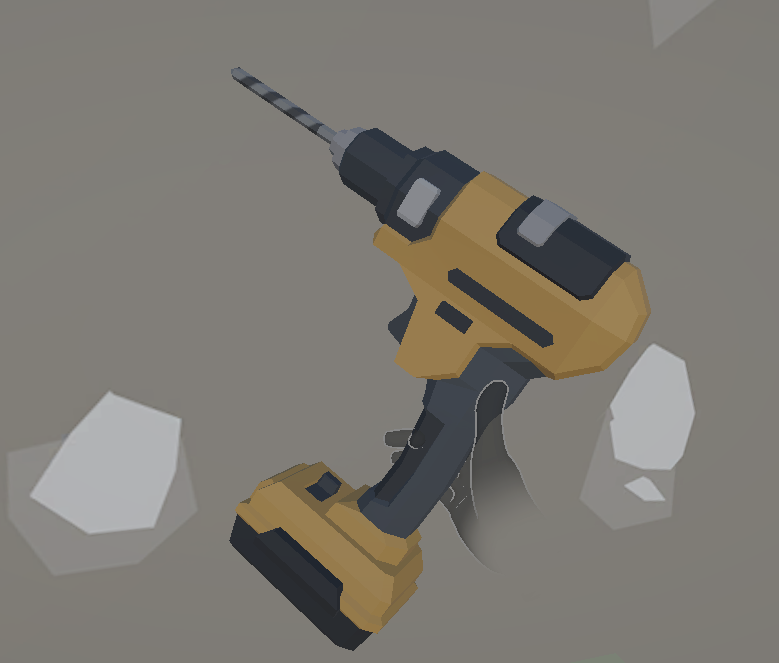 Grabbed drill, required for the second scenario